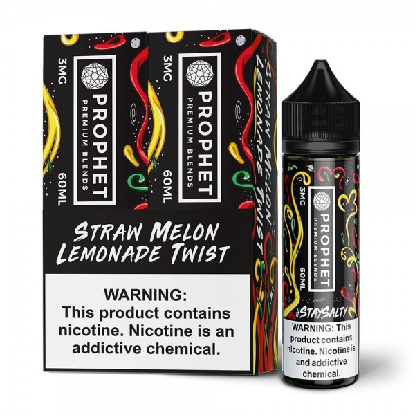 Straw Melon Lemonade Twist 2x 60ml (120ml) Vape Juice - Prophet Premium