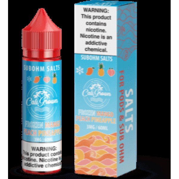 Frozen Mango Peach Pineapple 60ml Vape Juice - California Grown Sub-Ohm Salts