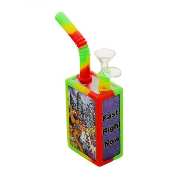 Cartoon Juice Box Silicone Bong