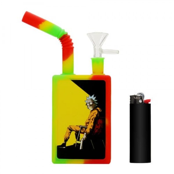 Cartoon Juice Box Silicone Bong