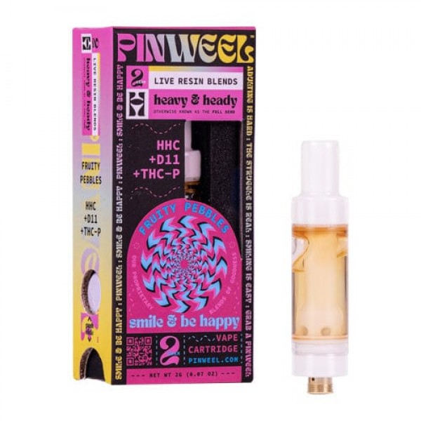 Pinweel 2g Live Resin HHC+D11+THC-P Cartridge