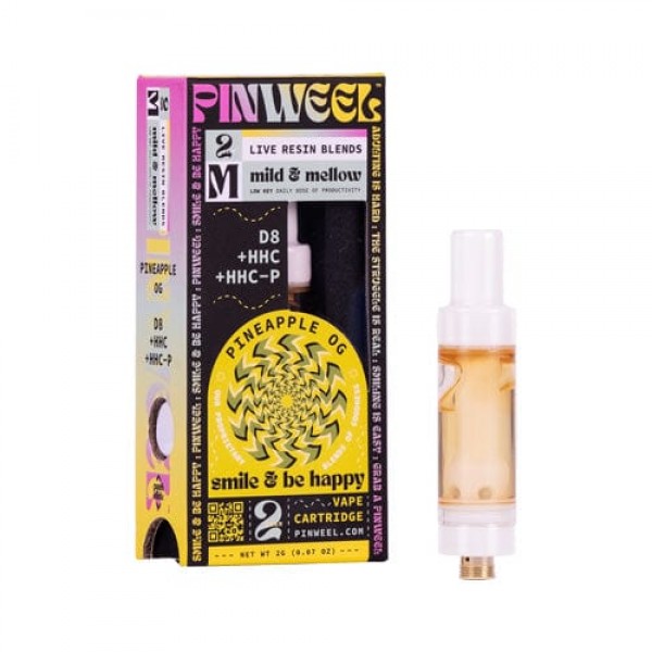 Pinweel 2g Live Resin D8+HHC+HHC-P Cartridge