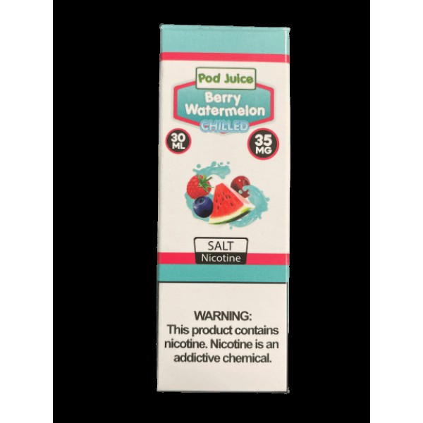 Pod Juice Berry Watermelon Chilled 30ml Nic Salt Vape Juice