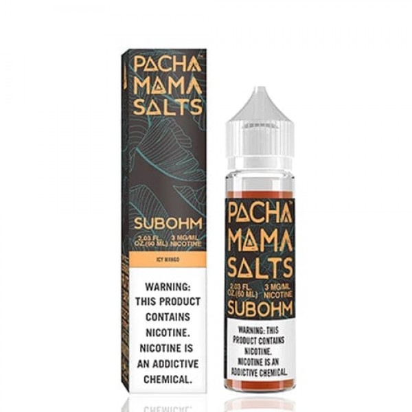 Pachamama Subohm Salts Icy Mango 60ml Vape Juice