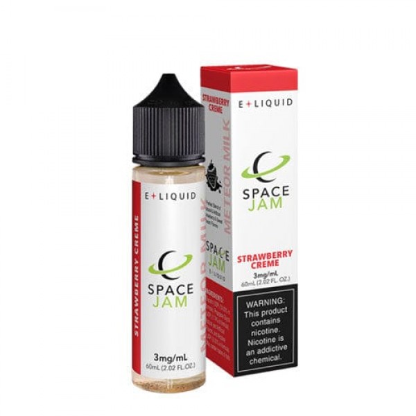 Space Jam Strawberry Creme (Meteor Milk) 60ml Vape Juice