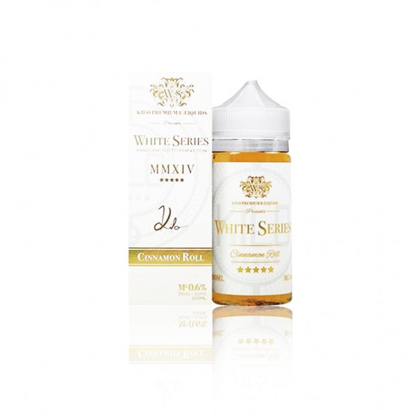 Kilo White Series Cinnamon Roll 100ml Vape Juice