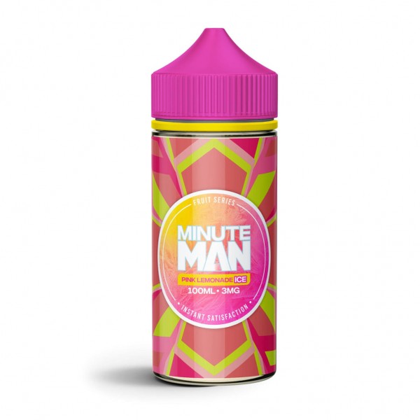 Minute Man Pink Lemonade Ice 100ml Vape Juice