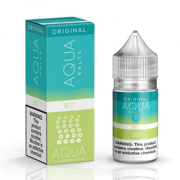 Aqua Salts Original Mist 30ml Nic Salt Vape Juice