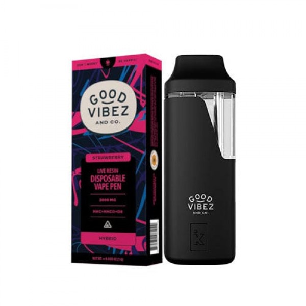 Good Vibez 2g Live Resin HHC + THC-P + Delta 8 Disposable Vape