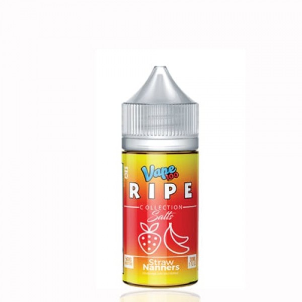 Ripe Salts Straw Nanners 30ml Nic Salt Vape Juice