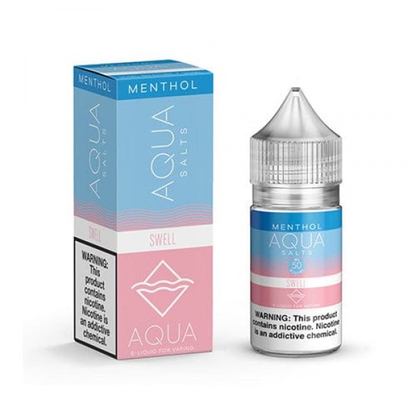 Aqua Salts Menthol Swell 30ml Nic Salt Vape Juice