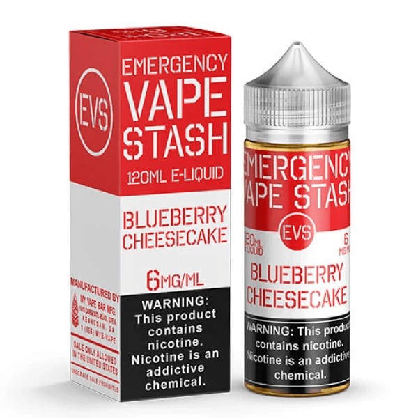 Blueberry Cheesecake 120ml Vape Juice - Emergency Vape Stash