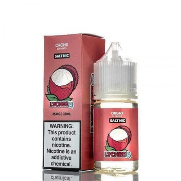 Orgnx Salts Lychee ICE 30ml Nic Salt Vape Juice