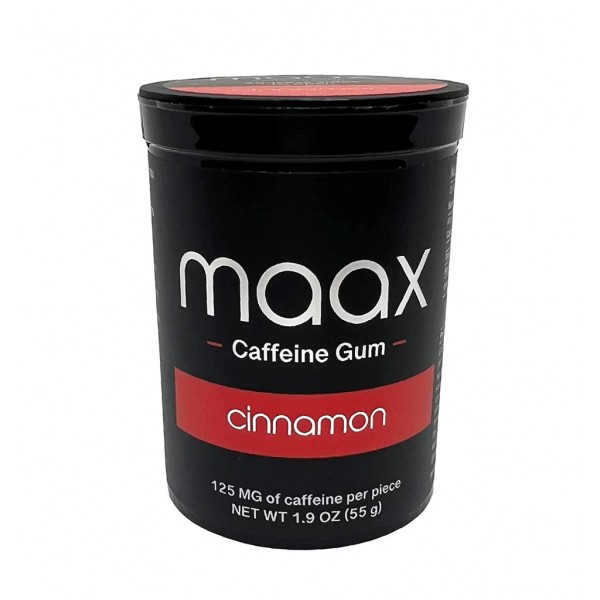 Maax Caffeine Gum 125mg (25x Pack)