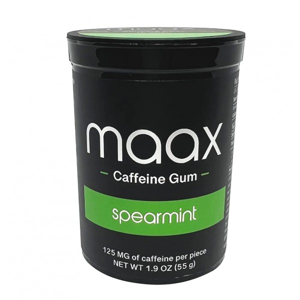 Maax Caffeine Gum 125mg (25x Pack)