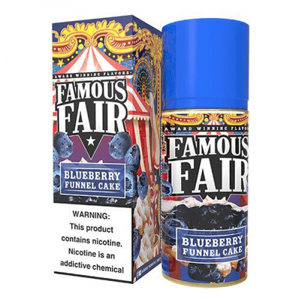 Famous Fair Blueberry Funnel Cake 100ml Vape Juice