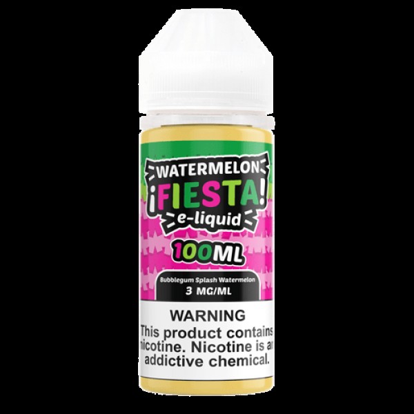 Watermelon Fiesta Bubblegum Splash Watermelon 100ml Vape Juice