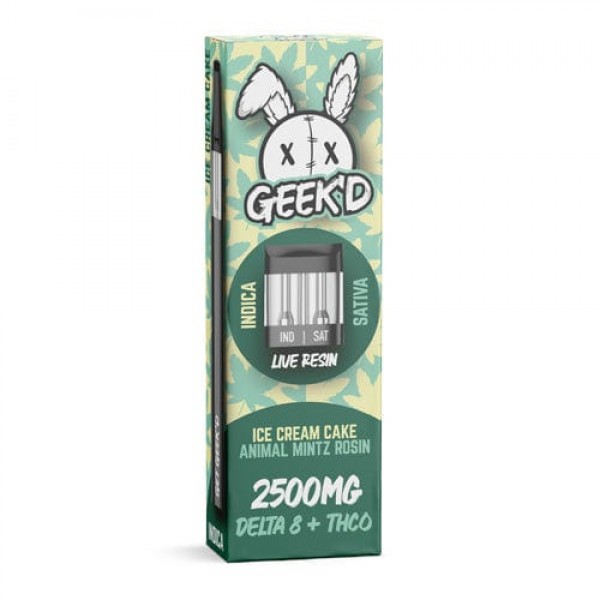 Geek’d Extracts Delta-8 + THC-O 2.5g Disposable