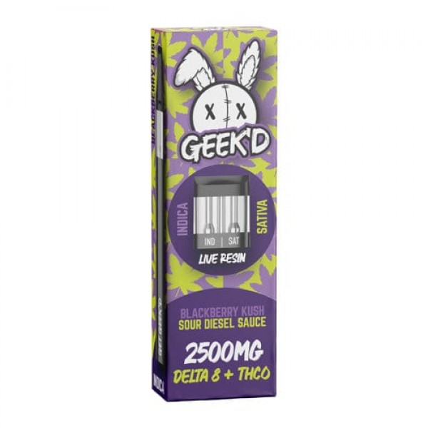 Geek’d Extracts Delta-8 + THC-O 2.5g Disposable