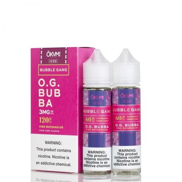 Okami Bubble Gang Twin Pack ICED OG Bubba 2x 60ml Vape Juice