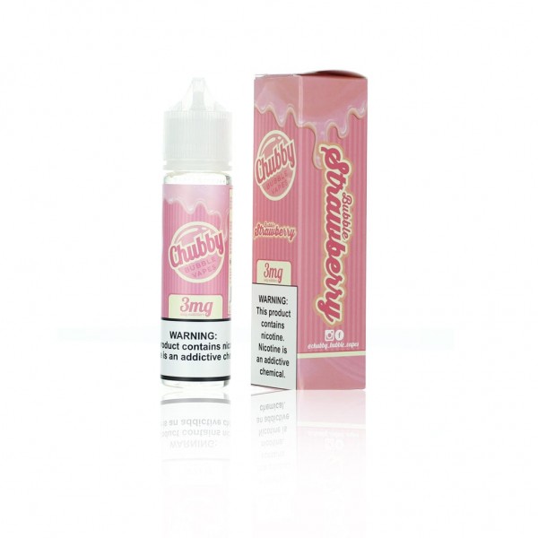 Chubby Bubble Vapes Bubble Strawberry 60ml Vape Juice