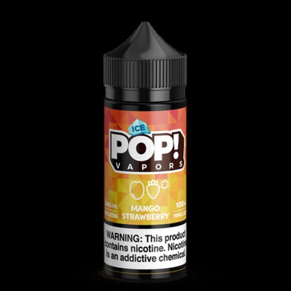 POP! Vapors Mango Strawberry ICE 100ml Vape Juice