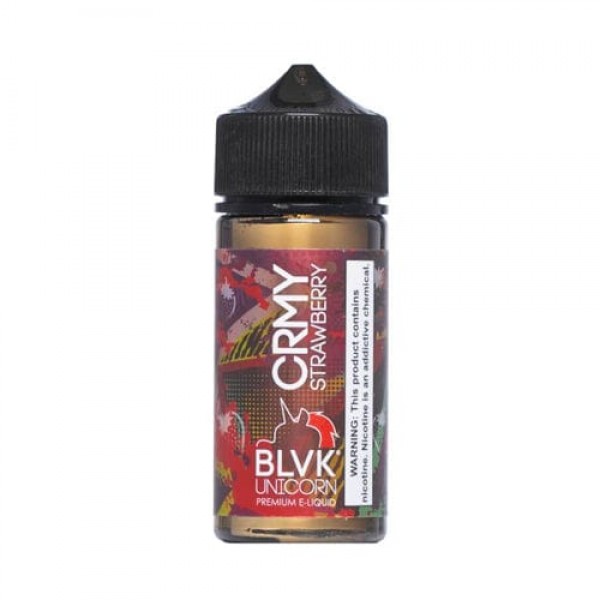 BLVK Unicorn CRMY Strawberry 100ml Vape Juice