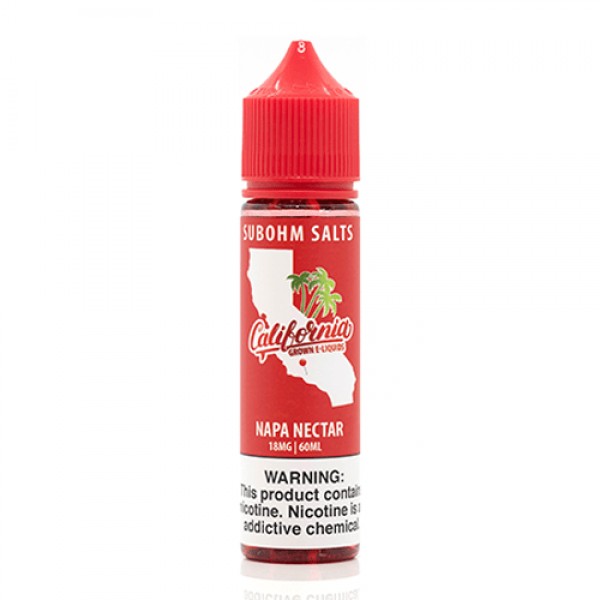 California Grown Sub-Ohm Salts Napa Nectar 60ml Vape Juice