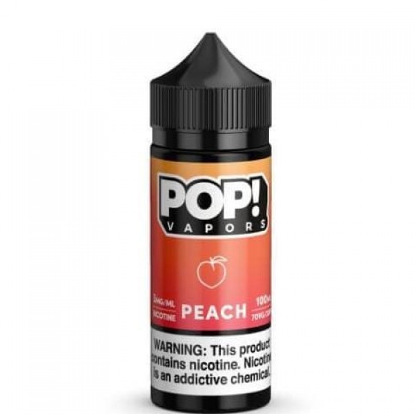 POP! Vapors Peach 100ml Vape Juice