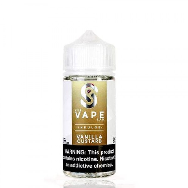 USA Vape Lab Vanilla Custard 100ml Vape Juice