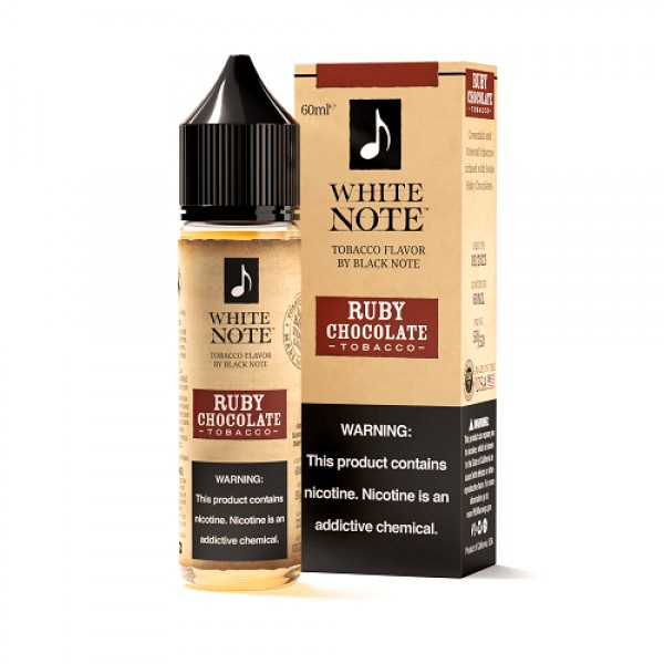 Ruby Chocolate Tobacco 60ml Vape Juice - White Note