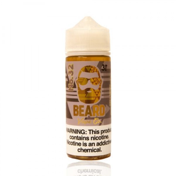 Beard Vape Co No. 32 Cinnamon Funnel Cake 120ml Vape Juice (0mg)