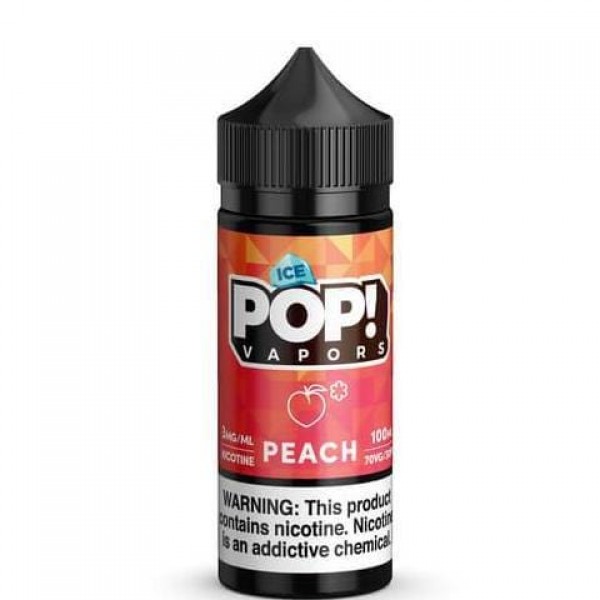 POP! Vapors Peach ICE 100ml Vape Juice