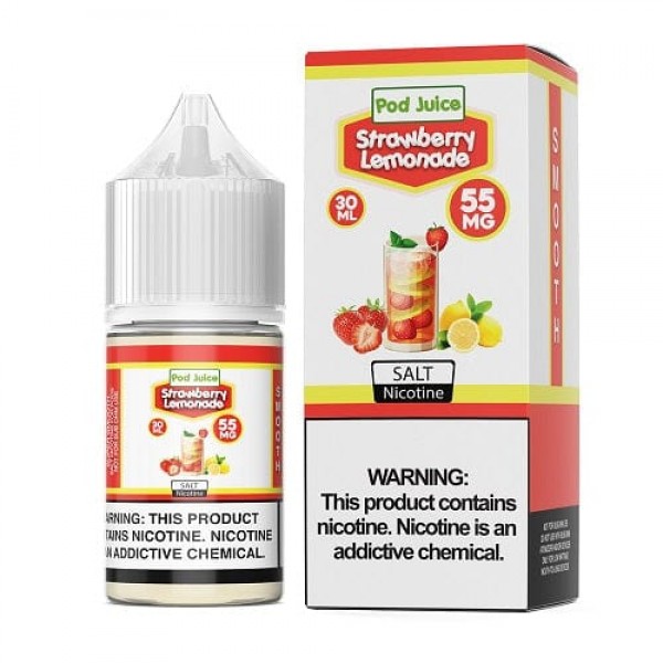 Pod Juice Strawberry Lemonade 30ml Nic Salt Vape Juice