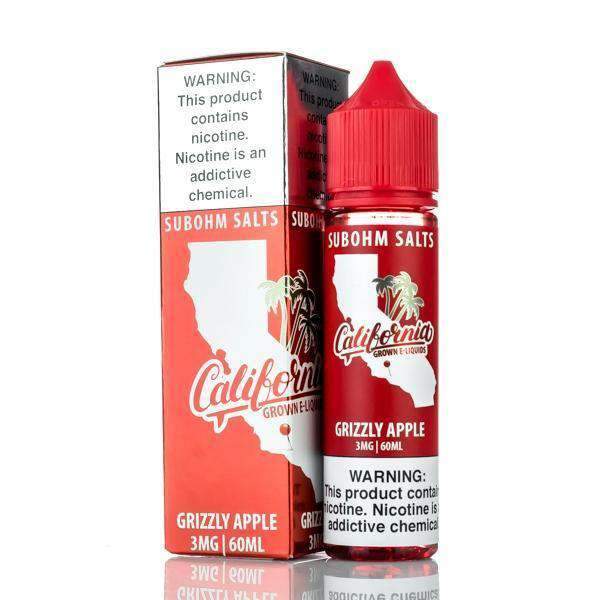 California Grown Grizzly Apple ICE 60ml Vape Juice