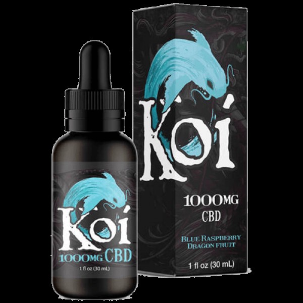 Blue Raspberry Dragon Fruit 30ml CBD Juice - Koi