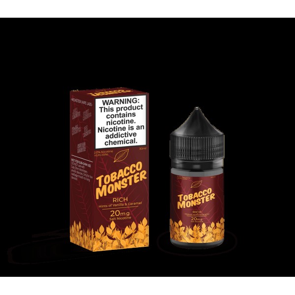 Tobacco Monster Salts Rich 30ml Nic Salt Vape Juice