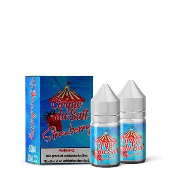 Cirque Du Salt Twin Pack Strawberry 2x 30ml Nic Salt Vape Juice