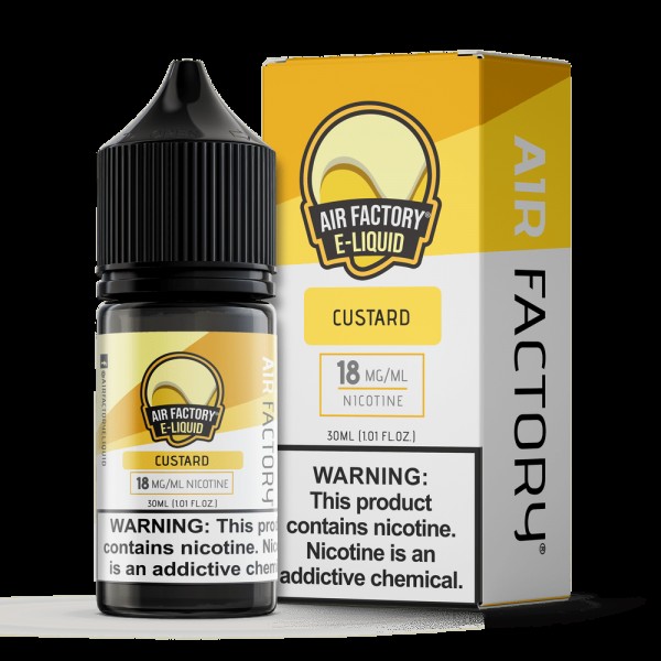 Custard 30ml Nic Salt Vape Juice - Air Factory