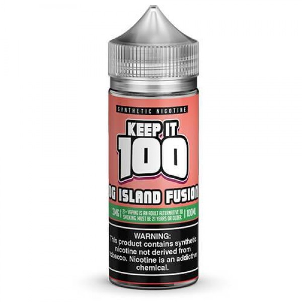 OG Island Fusion 100ml Synthetic Nicotine Vape Juice - Keep It 100